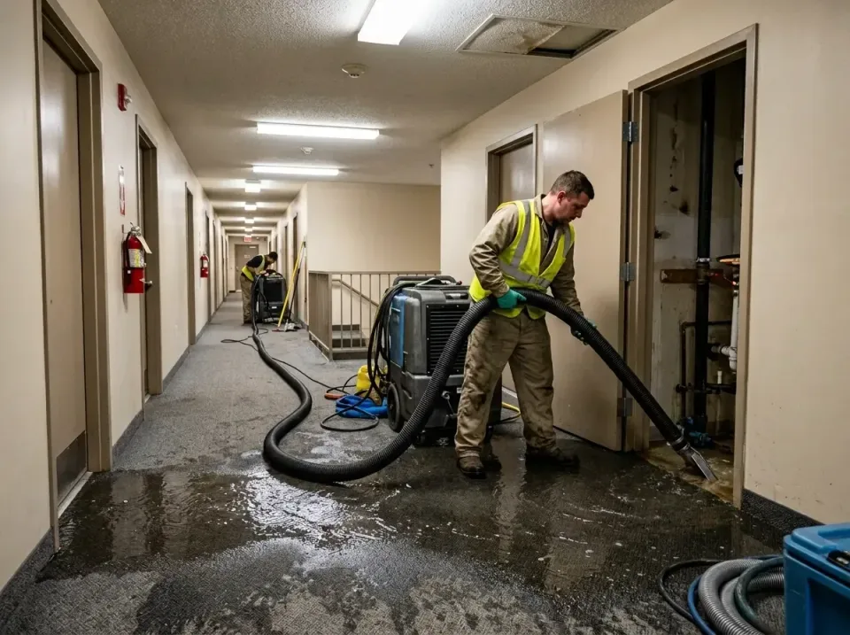 multi-unit-apartment-hallway-f-005 — frequently asked questions, Emergency Burst Pipe Water Extraction & Removal in Orange L…